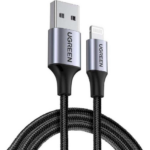 Ugreen Cable Lightning to USB 2.4A US199 1.5m silver (60162) (UGR60162)