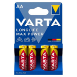 Varta Max Power 4706 (Max Tech) batteries - 4 pieces AA / LR6 (VART20632)