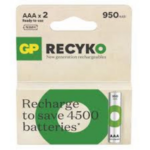 GP ReCyko 950mAh rechargeable batteries AAA / R03 Ni-MH (GPB20656)