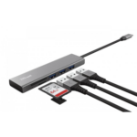 Trust Halyx Fast USB-C Hub & Card Reader (24191) (TRS24191)