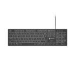 Natec Keyboard Herring Glow Us White Backlight (NKL-2342) (NTCNKL-2342)