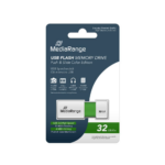 MediaRange USB 2.0 Flash Drive Color Edition 32GB (Green) (MR973) - Image 3