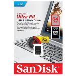 SanDisk Cruzer Ultra Fit 64GB USB 3.1 (SDCZ430-064G-G46) (SANSDCZ430-064G-G46) - Image 3